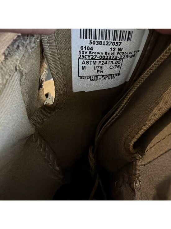 Rocky Sv2 Men Size 12 W Special Ops Military Combat Boot Coyote Brown Safety Toe main image 8